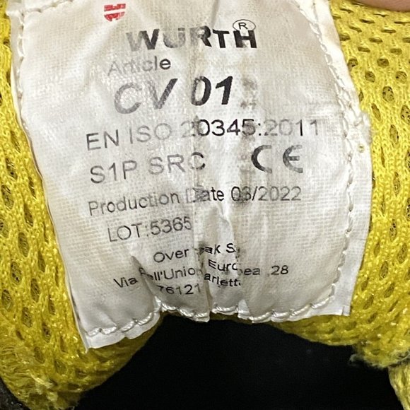 Wruth Safety Shoes S1P EN ISO 20345 2011 Work Anatomic Oil & Slip Resistance 37 - Picture 12 of 12